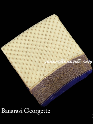 Pure Banarasi Crepe Silk Saree